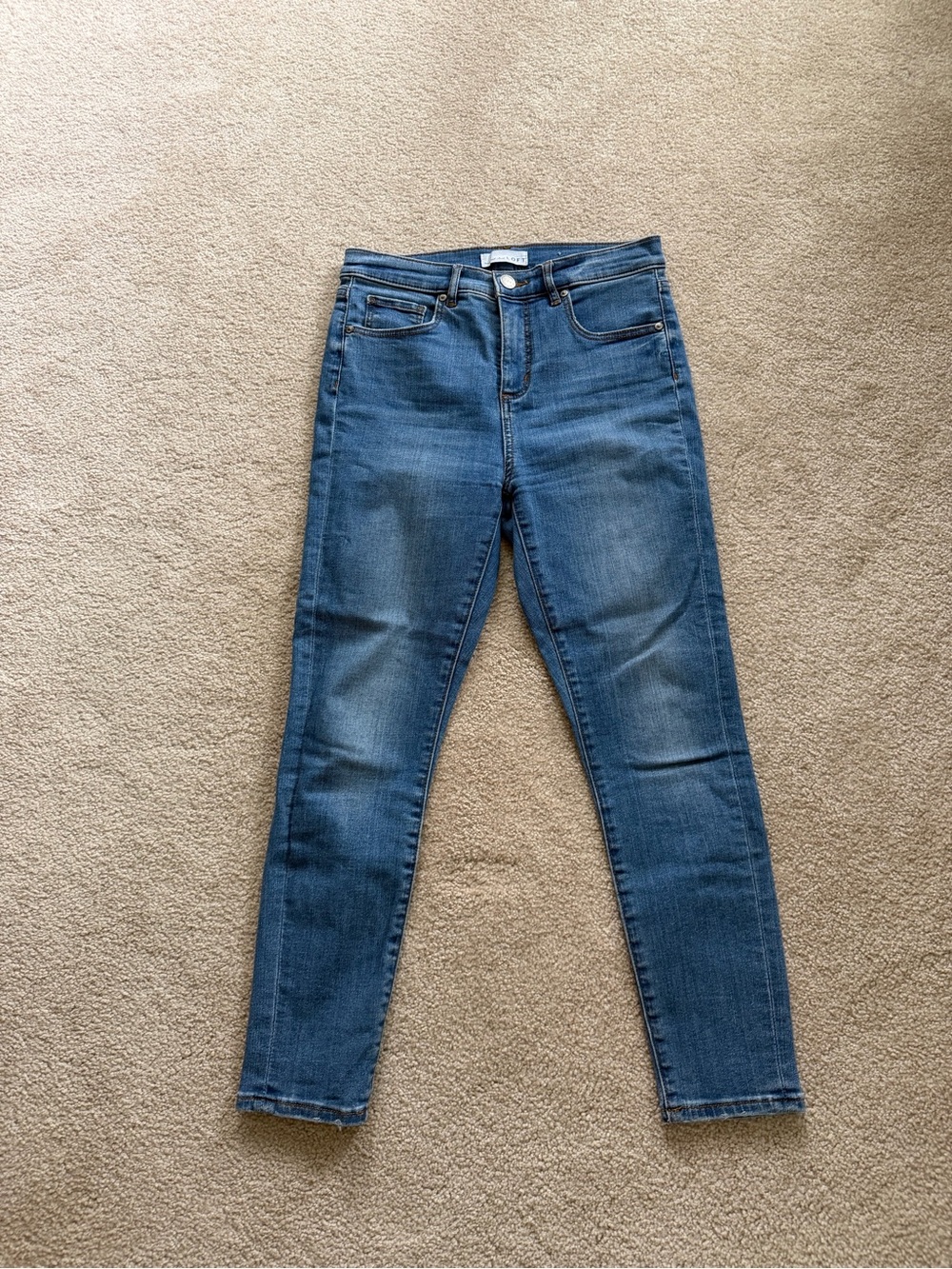 Loft High Waist Skinny Jeans Blue 4P